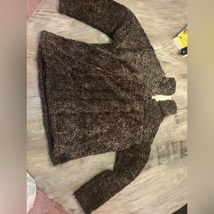 Big fluffy jacket that can be dressed up or down